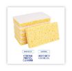 Picture of Scrubbing Sponge    Light Duty    3.6 X 6.1    0.7" Thick    Yellow/White    Individually Wrapped    20/Carton