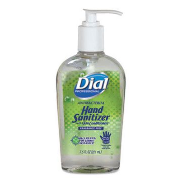 Dial Prof. Gel Hand Sanitizer Antibacterial W/Moisturizers 7.5Oz Pump Bottle 12/Carton