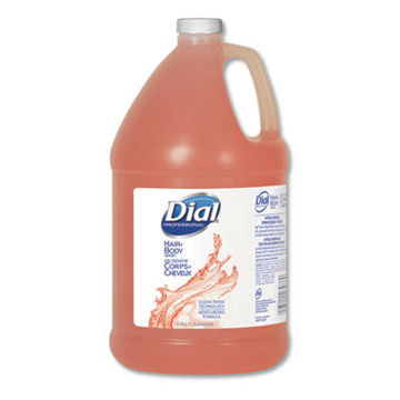 Body And Hair Care    Gender-Neutral Peach Scent    1 Gal Bottle    4/Carton