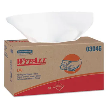 L40 Towels    Pop-Up Box    White    10 4/5 X 10    90/Box    9 Boxes/Carton