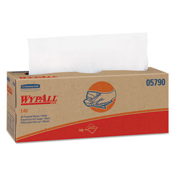 L40 Towels    Pop-Up Box    White    16 2/5 X 9 4/5    100/Box    9 Boxes/Carton