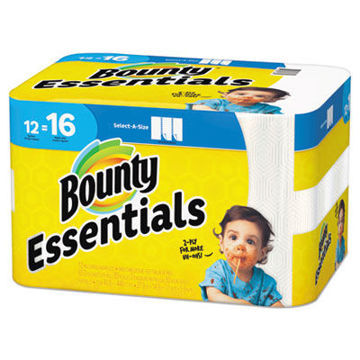 Essentials Select-A-Size Kitchen Roll Paper Towels    2-Ply    83 Sheets/Roll    12 Rolls/Carton