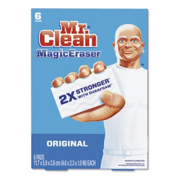 Magic Eraser    2 3/10 X 4 3/5 X 1    White    6/Pack    6 Pack/Carton