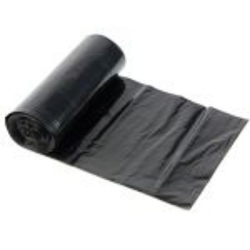 Picture of Advantage® Liner, Black – 43” x 48” -22 MIC 150/ 56 GAL - 6/25rolls.