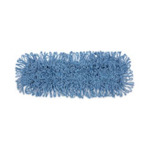 Picture of Mop Head    Dust    Looped-End    Cotton/Synthetic Fibers    24 X 5    Blue