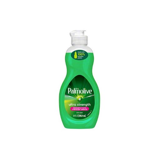 Picture of Ultra Palmolive 61035669 Dish Liquid 8.4 OZ Original 16/CS Ultra strength instantly cuts through grease. -Tough on grease, gentle on planet -Made with 100% recycled plastic