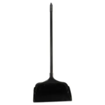Picture of Lobby Pro Upright Dustpan    W/Wheels    12 1/2 "    Polypropylene W/Vinyl Coat    Black