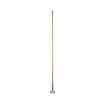 Picture of Clip-On Dust Mop Handle, Lacquered Wood, Swivel Head, 1" Dia. x 60in Long