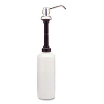 Picture of Contura Lavatory-Mounted Soap Dispenser 4" spout 34 Oz  3.31 X 4 X 17.63Chrome/Stainless Steel