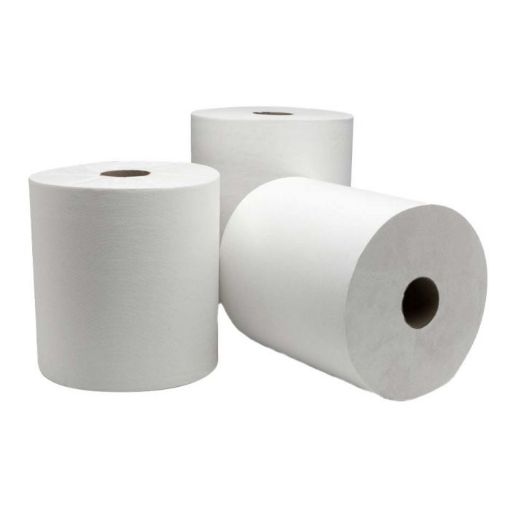 Picture of Merfin Signature Roll Towel White 8" x 800' 6/CS -Core diameter: 2.3" -6 per case (7700W)