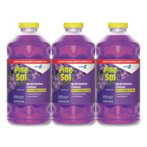 Picture of Pine-Sol CloroxPro Multi-Surface Cleaner Concentrated, Lavender Clean Scent, 80 oz Bottle, 3/Carton